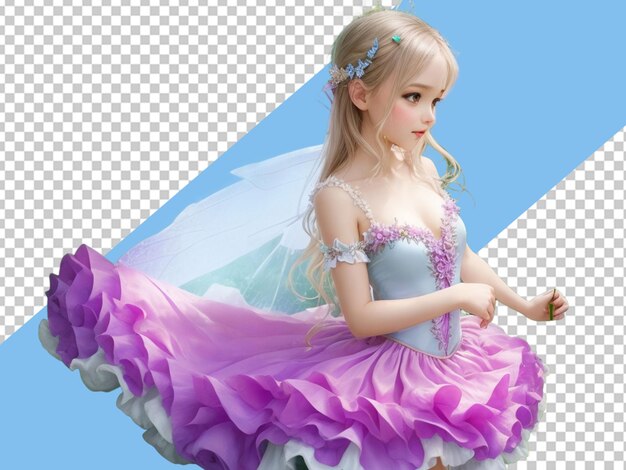 PSD fantasy fairy in fairy dress