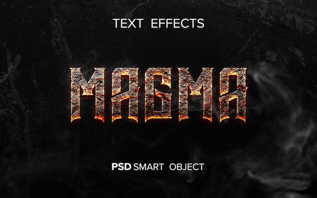 PSD fantasy movie text effect