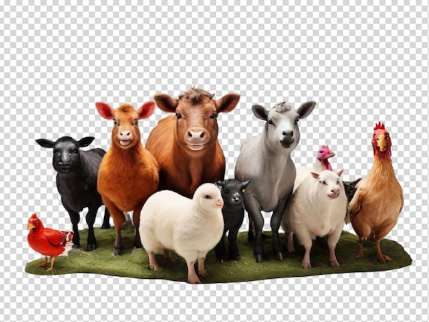 PSD animali da fattoria png