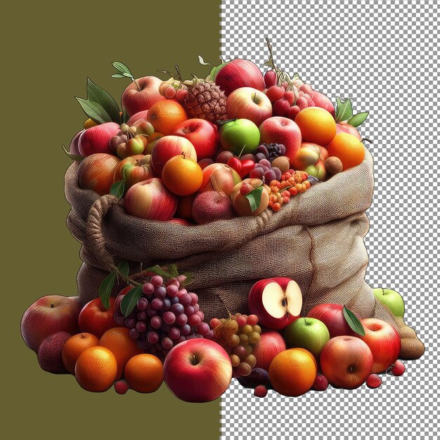 PSD farm fresh in a bag png