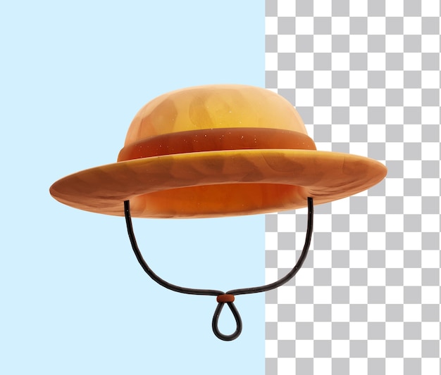 farm hat agriculture 3d icon
