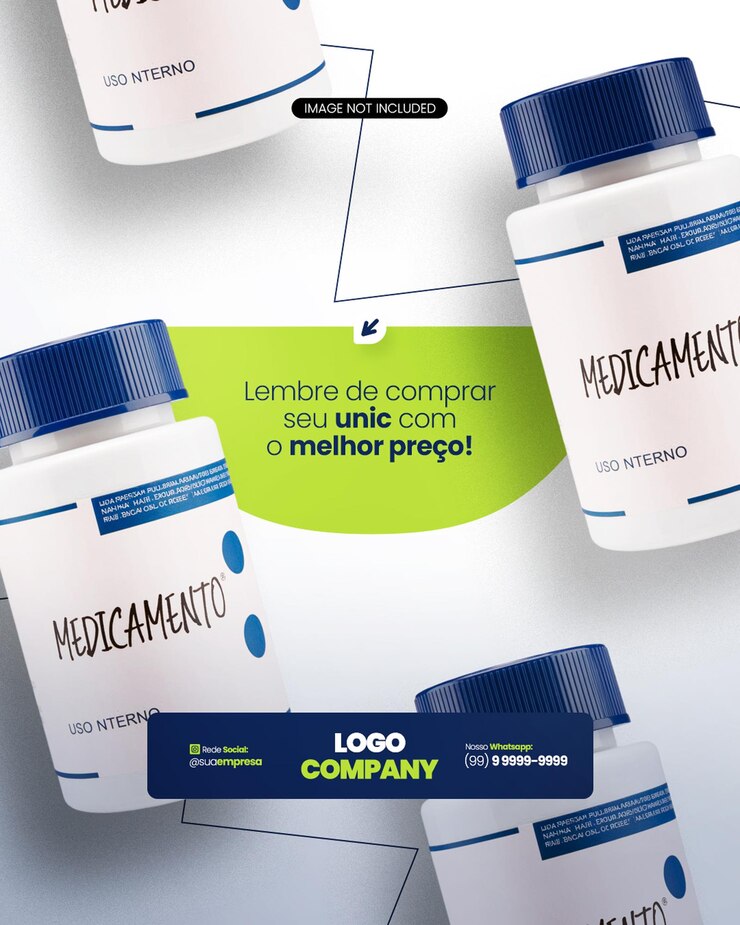 PSD farmacja leki farmacia medicamentos media społecznościowe editable psd