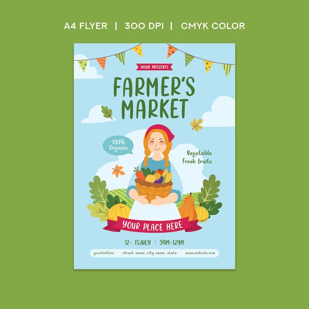 farmer market flyer