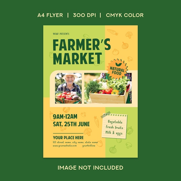 Farmer market flyer