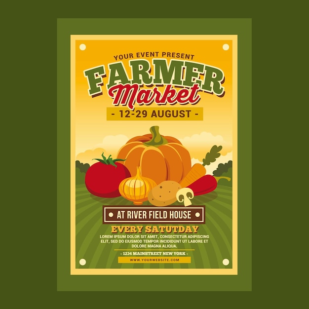 Farmers market festival