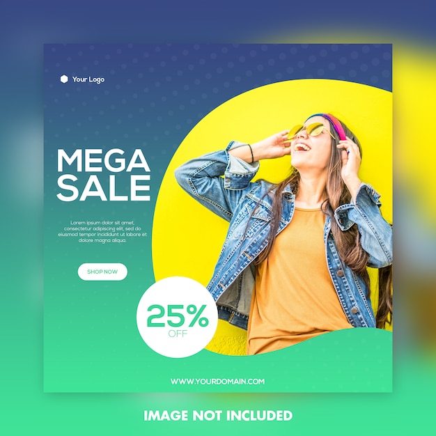 fashion banner post template