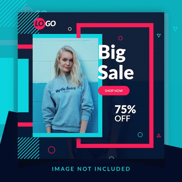 Fashion banner template