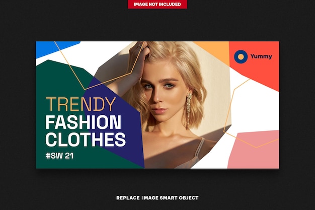 PSD fashion banners fb newsfeed