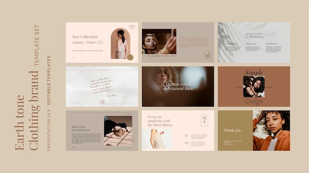 PSD fashion and branding template psd social media collection
