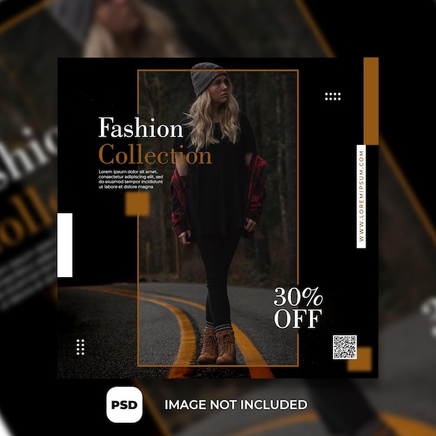 Fashion Collection Poster Social Media Template