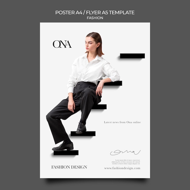 Fashion design print template