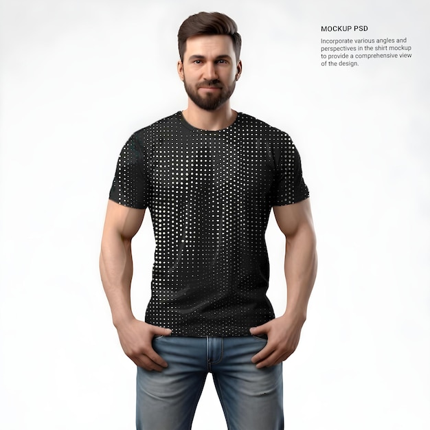 PSD abbigliamento di moda e abbigliamento tessile psd mockup