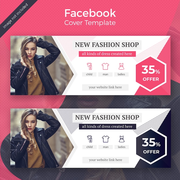 Fashion Facebook Cover Template Design