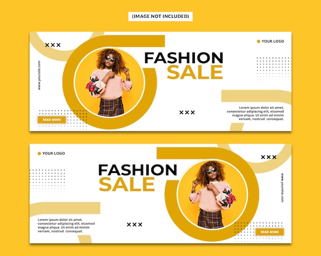 Fashion facebook cover template