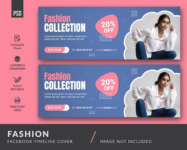 PSD fashion facebook cover