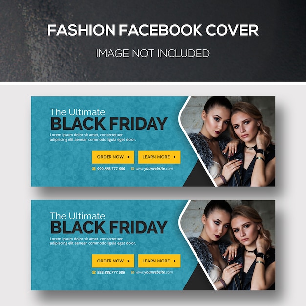 PSD fashion facebook cover