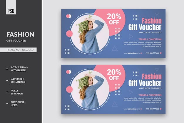 Fashion gift voucher