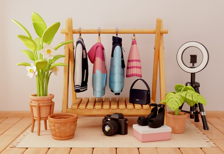 PSD ファッションインフルエンサー 3dイラスト