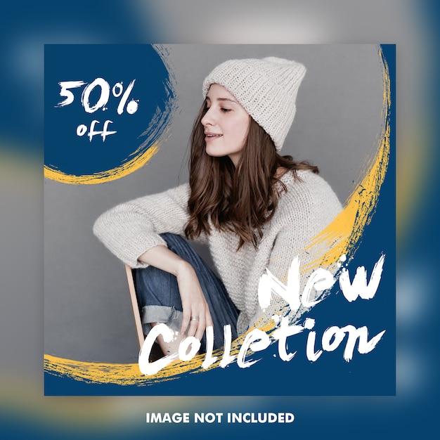Fashion instagram post ads banners