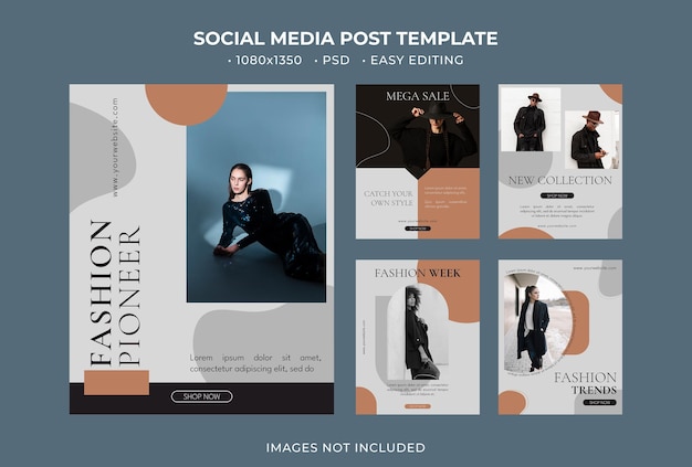 Fashion Instagram Post Template PSD
