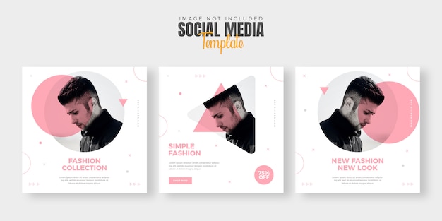 Fashion instagram post template