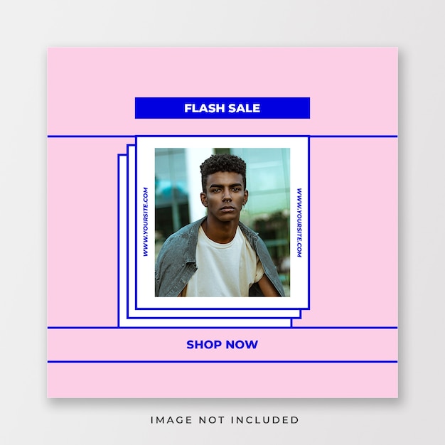 fashion instagram post template