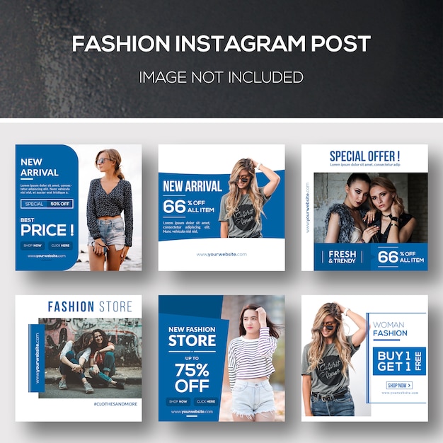 PSD ファッションinstagramの投稿