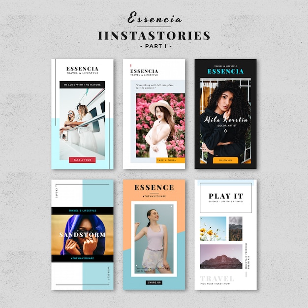 Moda instagram stories template