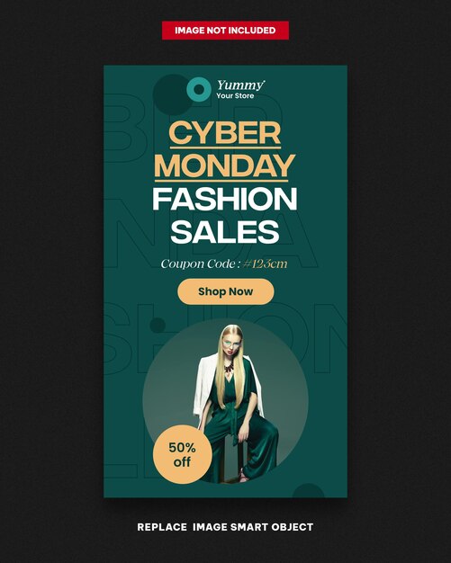 PSD fashion instagram stories