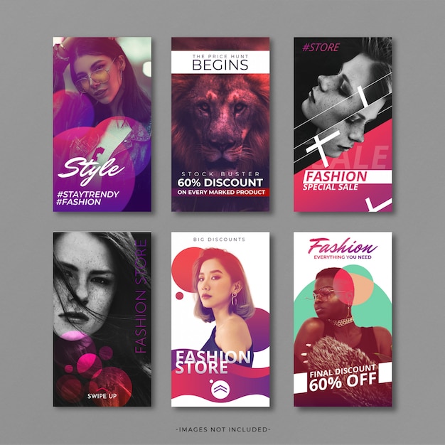 PSD fashion instragram story template