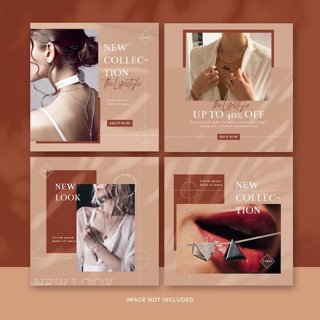 PSD fashion post banner collection