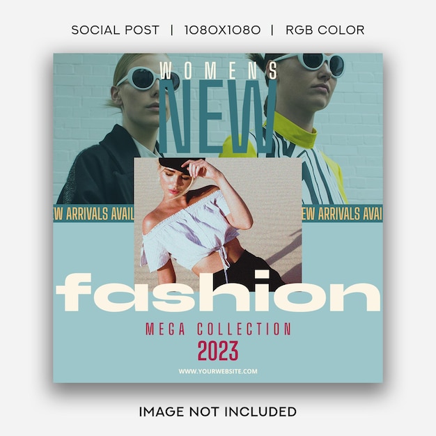 PSD fashion promo instagram post