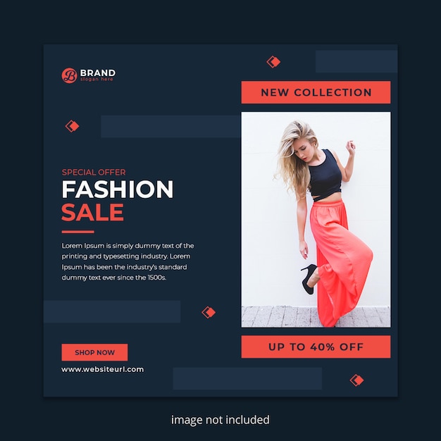 Fashion sale banner