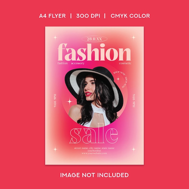 PSD fashion sale flyer