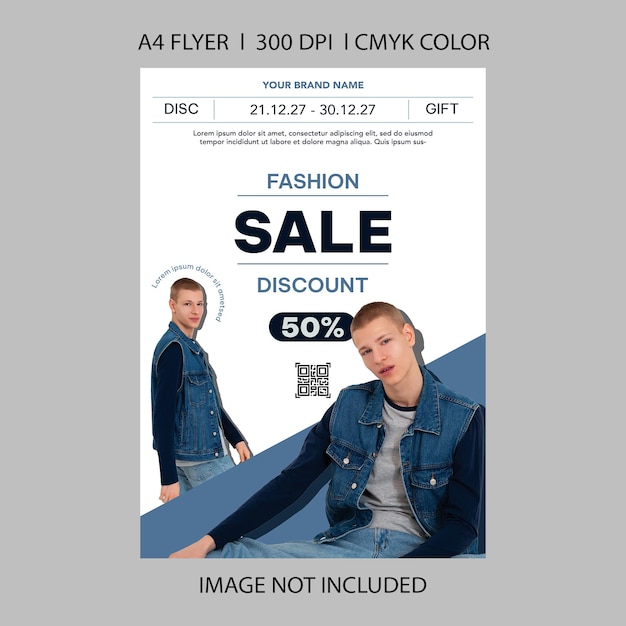 PSD fashion sale flyer