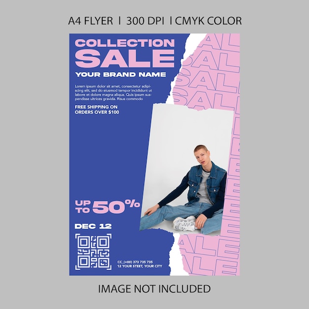 PSD fashion sale flyer