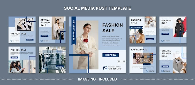 PSD Мода мода модный дизайн шаблонов для постов в instagram