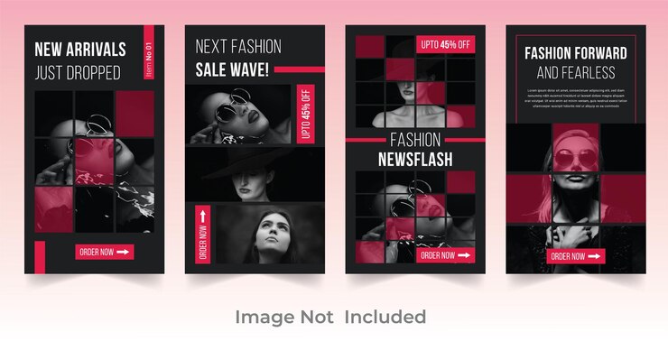 PSD fashion sale instagram stories collection