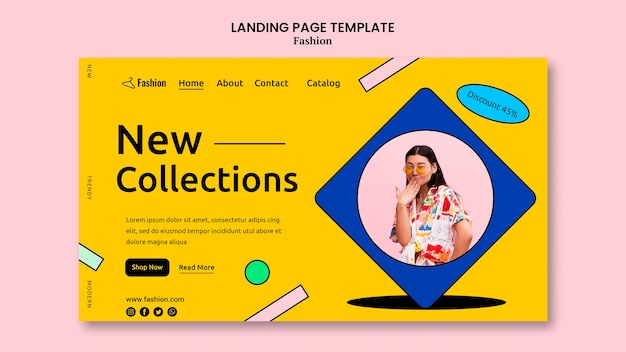 Fashion sale landing page