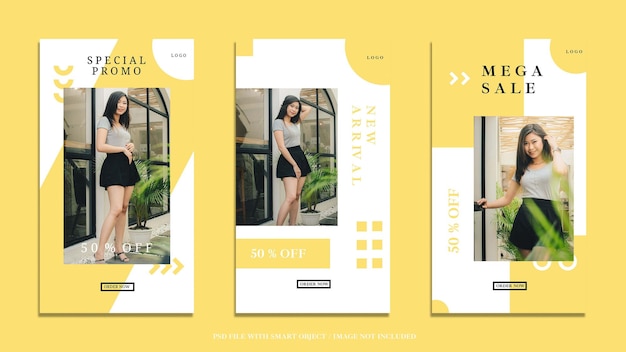 Fashion sale social media post template