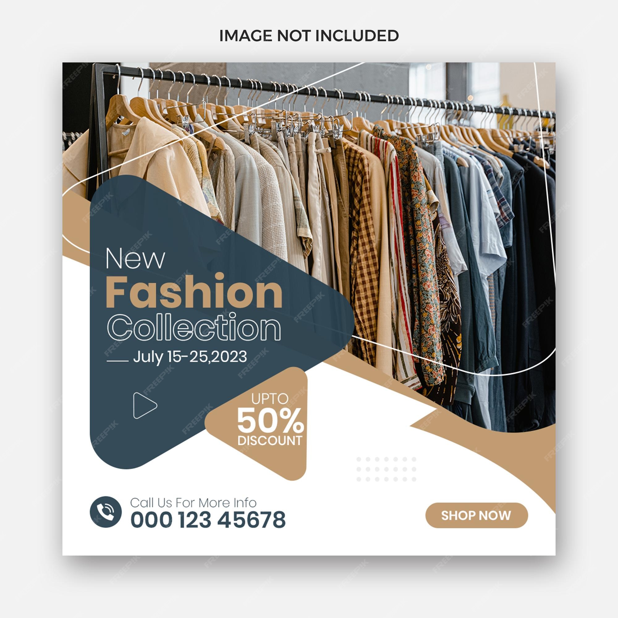 Premium PSD | Fashion sale social media post template