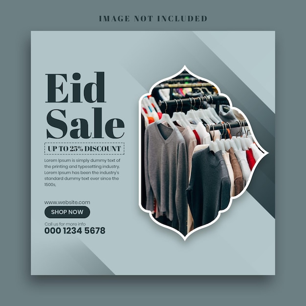 Fashion Sale Social Media Post Template