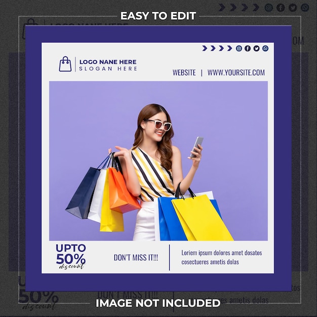 Fashion Sale Social Media Template