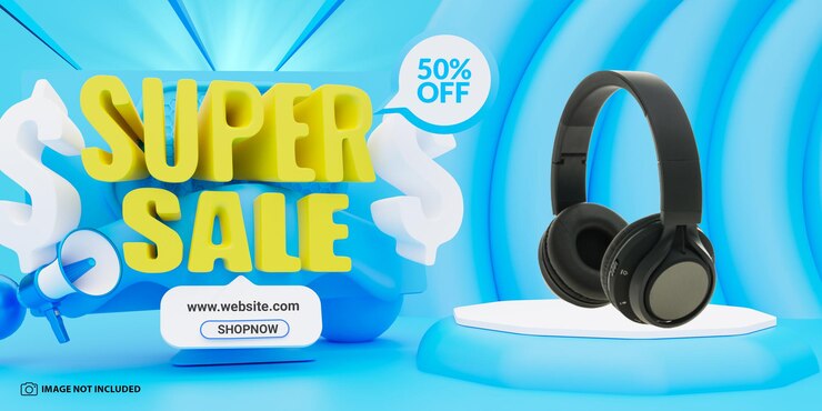 fashion sale web banner template