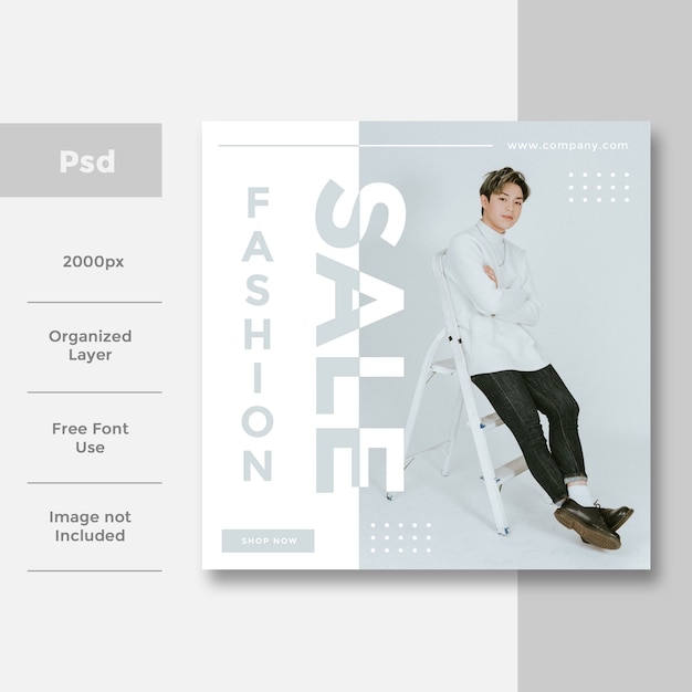 Fashion Social media banner ad design