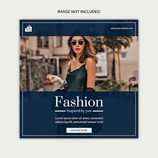 Fashion - social media post template 02