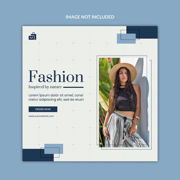 PSD fashion - social media post template 03