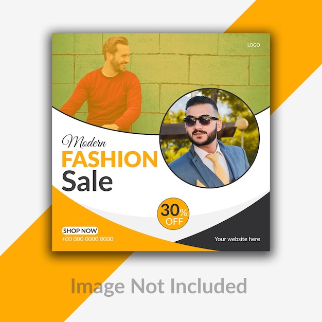 Fashion Social Media Post Template Design
