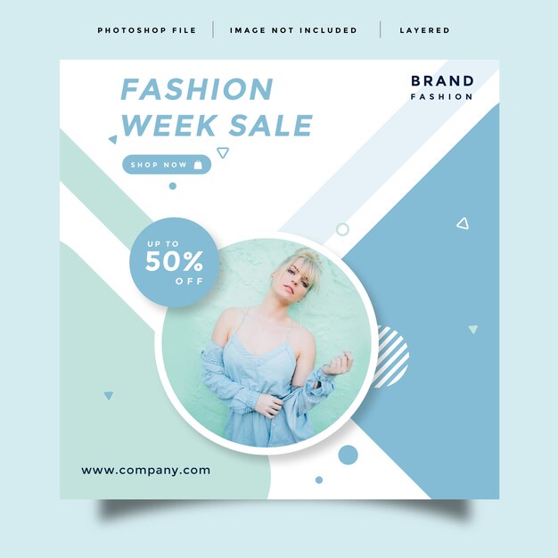 Fashion social media promotion  template