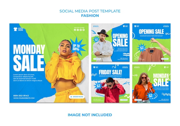 fashion social media template